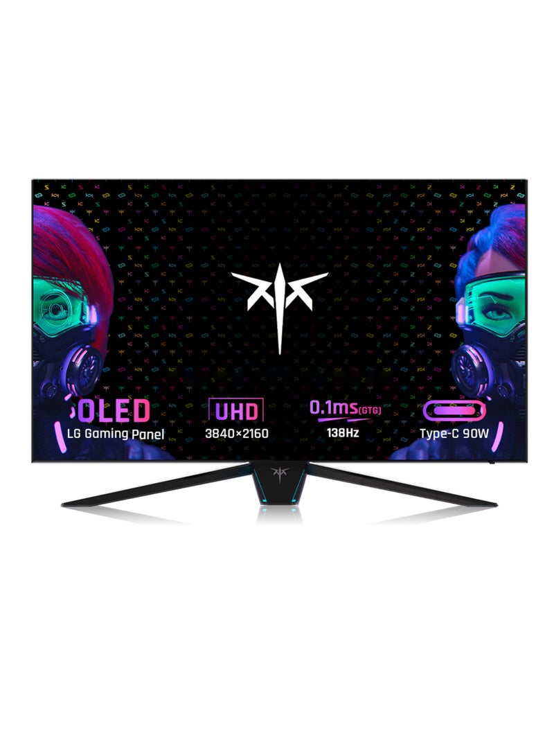 KTC 42" G42P5 4K OLED Gaming Monitor, 138Hz, 0.1ms(GTG), Built-in Speakers, 90W USB Type-C Charging, Anti-Reflection Panel, Remote,4-Side Bezeless,VESA,Ideal for Gamers & Home Entertainment (Without Base) - Image 1