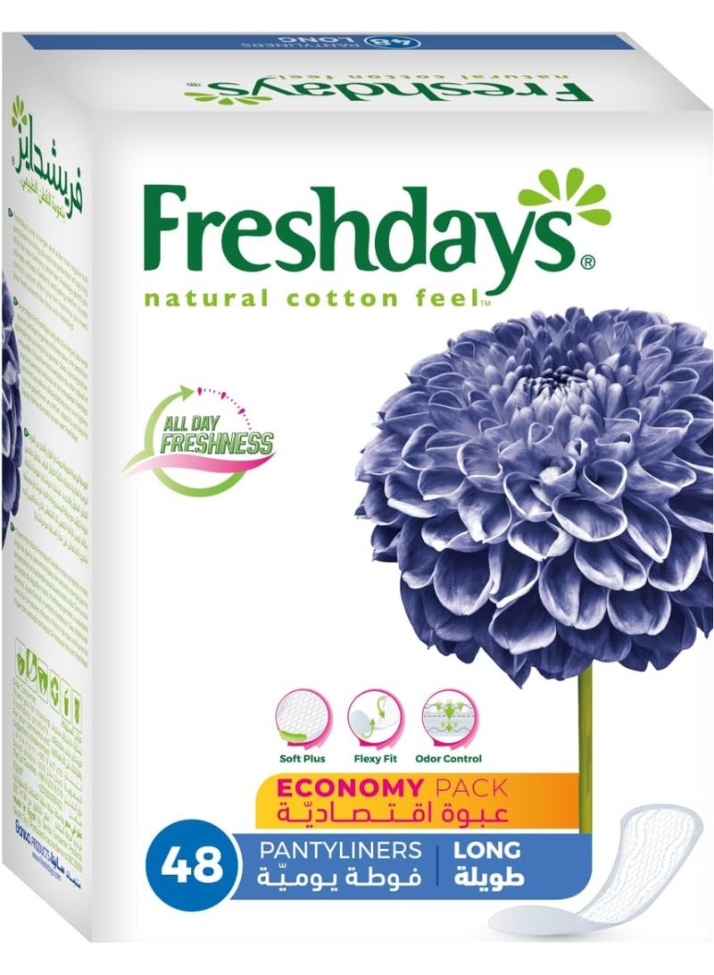 Freshdays Long Economy Pack 48 Pads