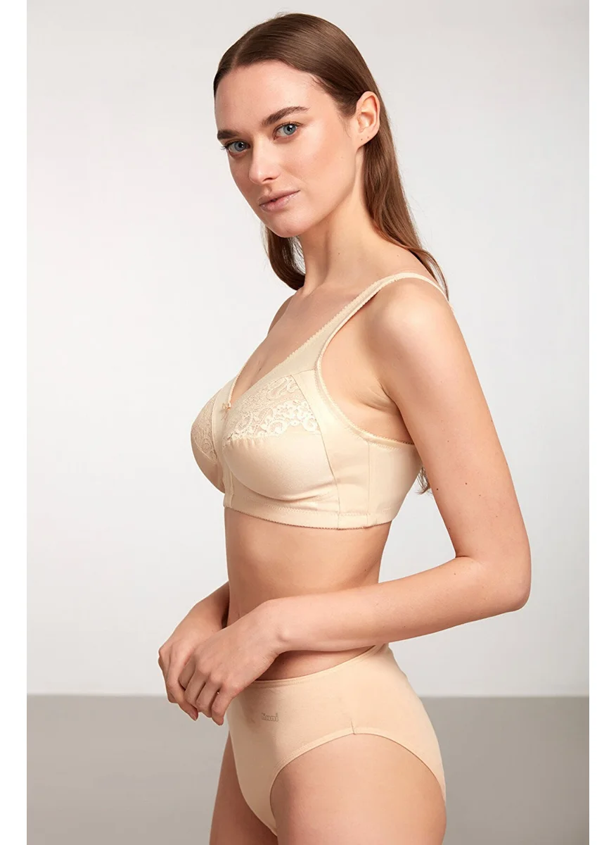 كوم Barbara Wire-Free and Cupless Minimizing Bra Ten