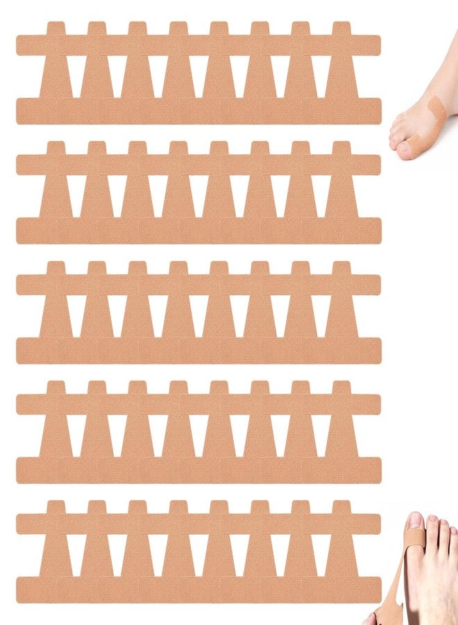 40 Pcs Pre-Cut Bunion Corrector Kinesiology Tape, Elastic Waterproof Bunion Tape for Bunion Pain Relief, Latex-Free Toe Support Strips, Self-Adhesive Hallux Valgus Corrector for All People - Image 1