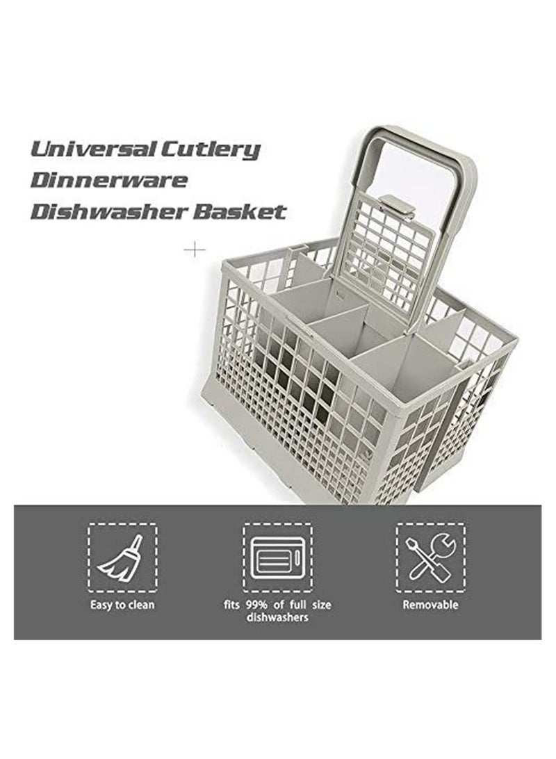 SYOSI Dishwasher Basket, Universal Dishwasher Basket Dinnerware Replacement Rack Accessory Cutlery Holder Fits for Most Dishwasher - Image 5