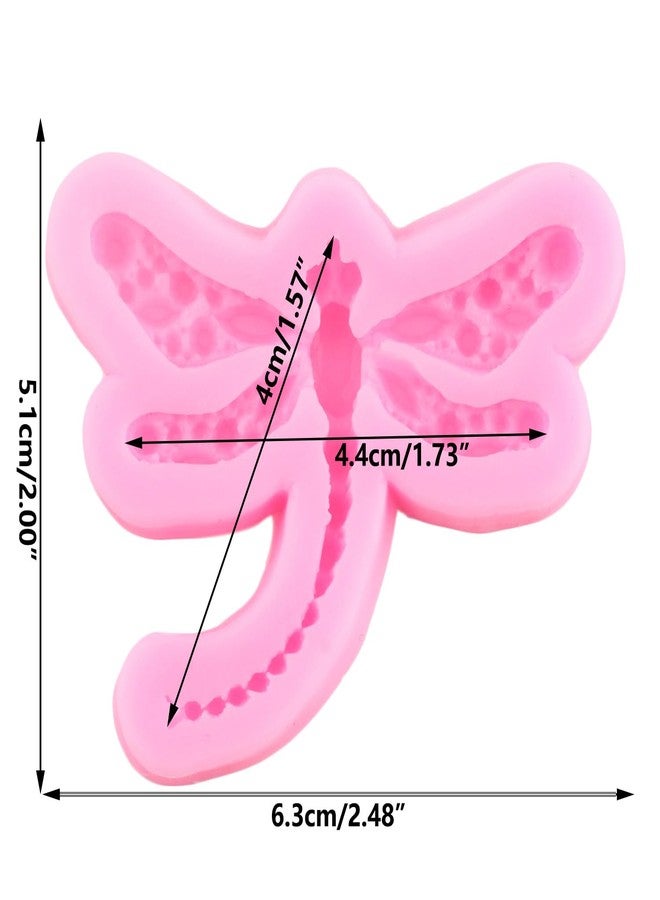 YIHUOMOLDS Dragonfly Silicone Fondant Molds For Cake Decorating Cupcake Topper Chocolate Gum Paste Polymer Clay - Image 2