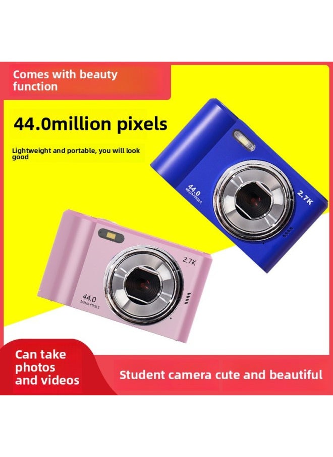 Generic Retro Digital Old-fashioned HD Inch Small Camera Mini Camera Student SLR Ccd Multi-function Camera-Body Color:32G Memory Card  - Image 2