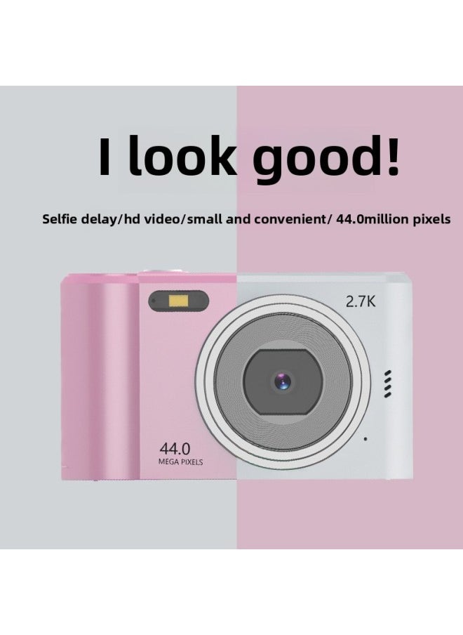 Generic Retro Digital Old-fashioned HD Inch Small Camera Mini Camera Student SLR Ccd Multi-function Camera-Body Color:32G Memory Card  - Image 3