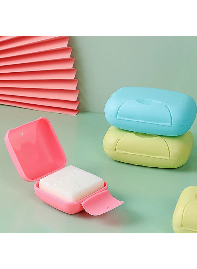 Jajalin Portable Travel Soap Box With Lid, Lock, Handmade Soap Container, Large Plastic, Random Color - Image 4