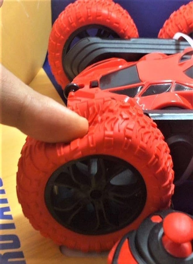 TOYVELLY لعبة سيارة TOYVELLY R/C الخارقة مع قيادة أوتوماتيكية، دوران 360 درجة وأضواء ساطعة - (YT401 - أحمر) - Image 2