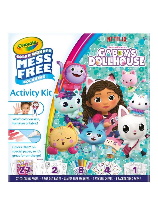 كرايولا مجموعة أنشطة بيت الدمية جابي كولور وندر من كرايولا، مجموعة تلوين خالية من الفوضى للأطفال الصغار، ألعاب وهدايا للعطلات للبنات والأولاد، من عمر 3 سنوات فما فوق - Image 2