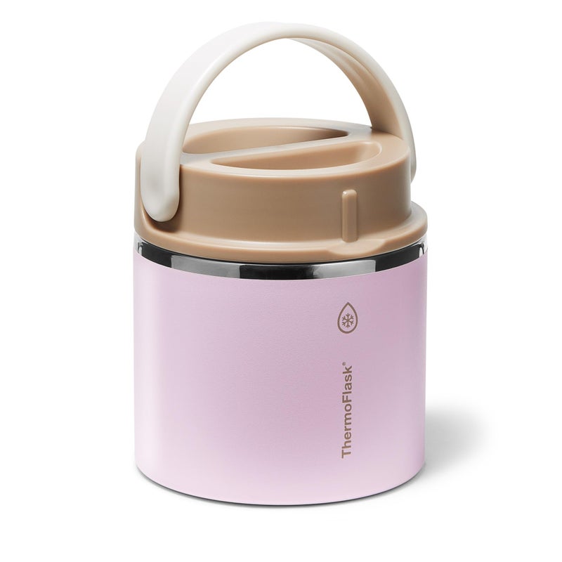 ThermoFlask 20 oz Double Wall Insulated Food Jar, Blush Sandstone - Image 2
