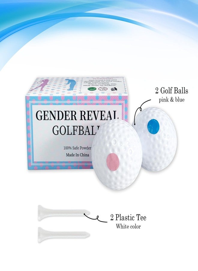 FORSHEEP Gender Reveal Exploding Golf Balls, Pregnancy Announcement Golf Game Set, Boy or Girl Exploding Sport Balls with Powder, Baby Bottle Sign Putters or Pearls/Baby Reveal Ideas Party Supplies - Image 5