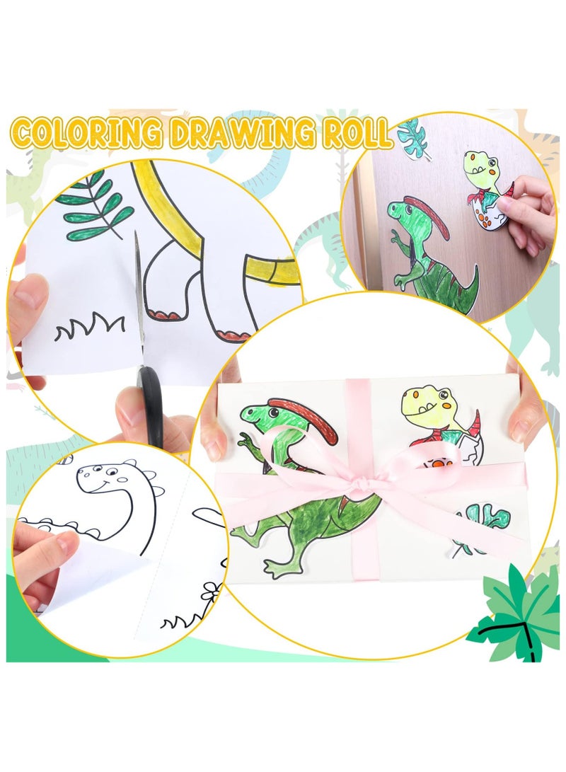 Mr. Penda Children's Drawing Roll, Coloring Paper Roll for Kids, Kids Craft Painting Color Filling Paper, DIY Painting Paper for Girls and Boys (Dinosaur) - Image 4