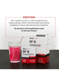 Health & Household Novex Biotech Gf-9 Rapid Dissolve Powder - Supplements For Men - Boost Critical Peptide That Supports Energy And Performance, 30 Servings, Fruit Punch Flavor  - Image 3