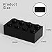 YUJHITP 100 Piece Bulk 2x4 Building Bricks Compatible with Lego Flat Black Bricks - Image 4