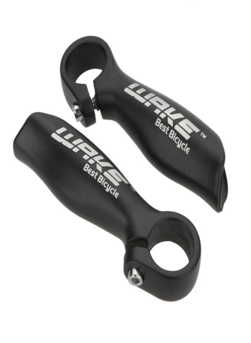 WAKE 2Pcs Cycling Mountain Bike Bicycle MTB Handle Bar End Aluminium Alloy Security Grips 22.2mm - Image 1