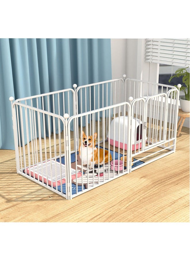 Heavy Duty Luxury Open Foldable Pet Cage with and Door 6 Piece Fence - pzsku/ZACDB8FBA9842C6A16C7BZ/45/_/1714223741/68eeb610-7df8-43c8-b0a0-d575cc143282