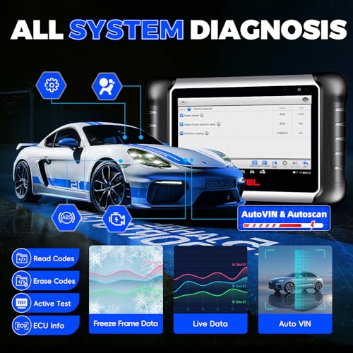 Autel OBD2 Scanner bidirectional scan Tool: MK808Z 2025 Diagnostic Tool for All Vehicles Upgraded from maxicom MK808S MX808S,All System Diagnose, Active Test,Escaner Automotriz,Work as MX900 MK900BT - Image 5
