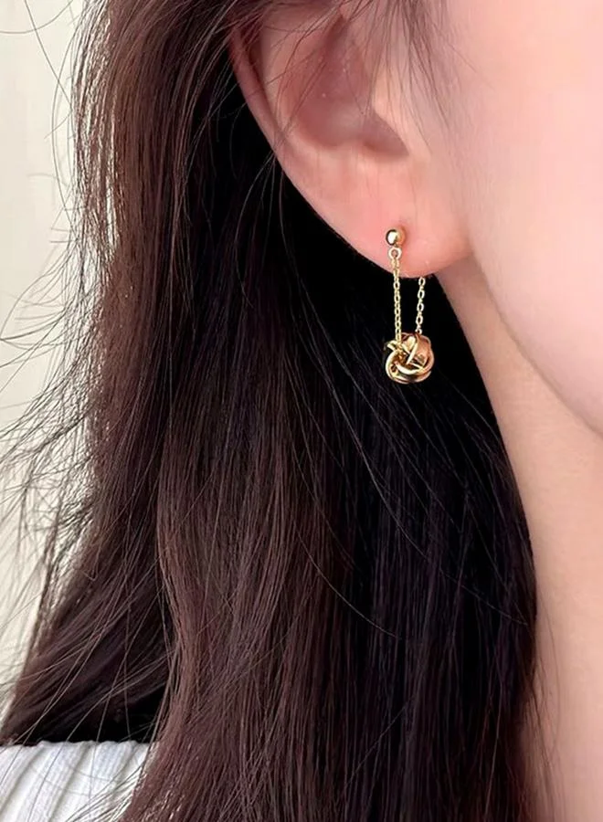 Take Two Solid Spherical Multi-Turn Drop Earrings