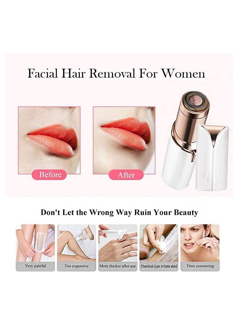 Generic - Electric Facial Hair Remover, Women’s Portable Facial Hair Trimmer, Best Painless Flawless Hair Remover for Women Bikini Area, - Image 1