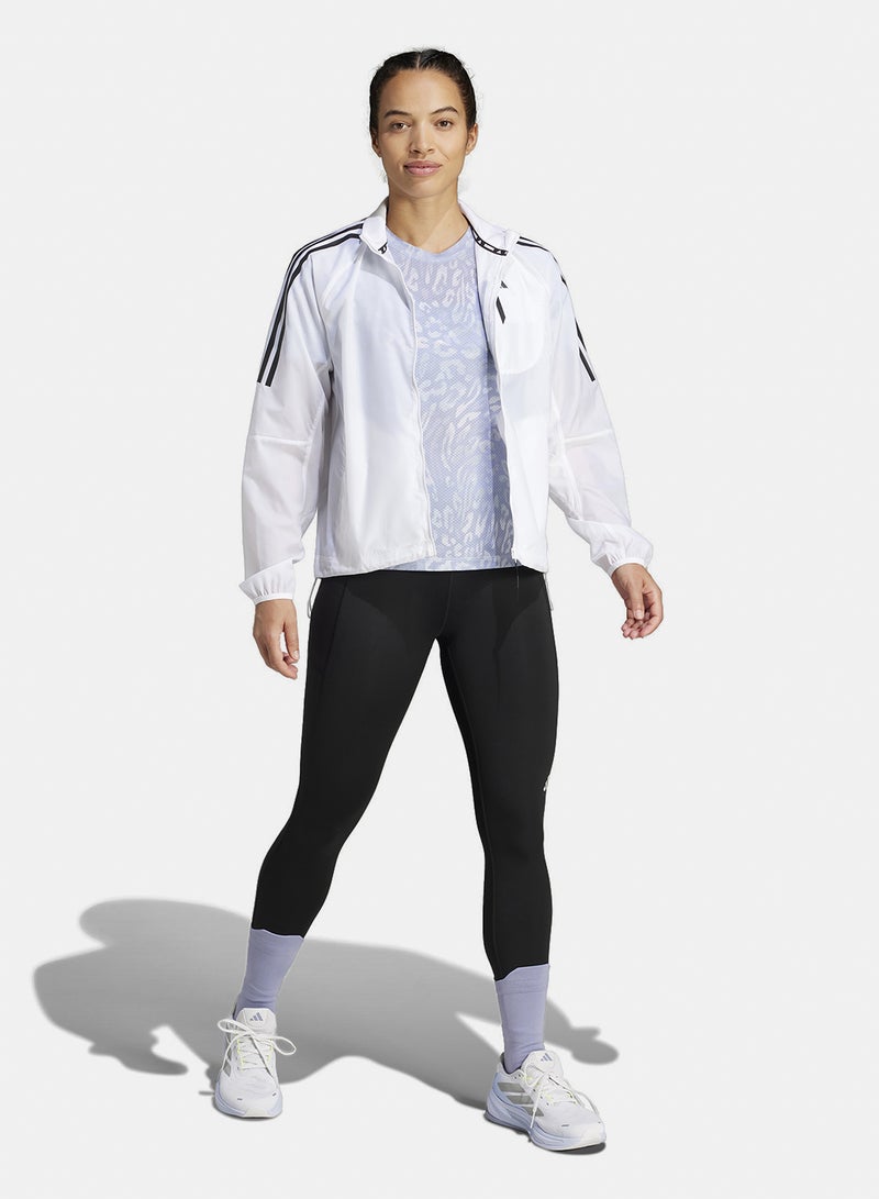 Adidas Own The Run 3 Stripes Packable Jacket - Image 3