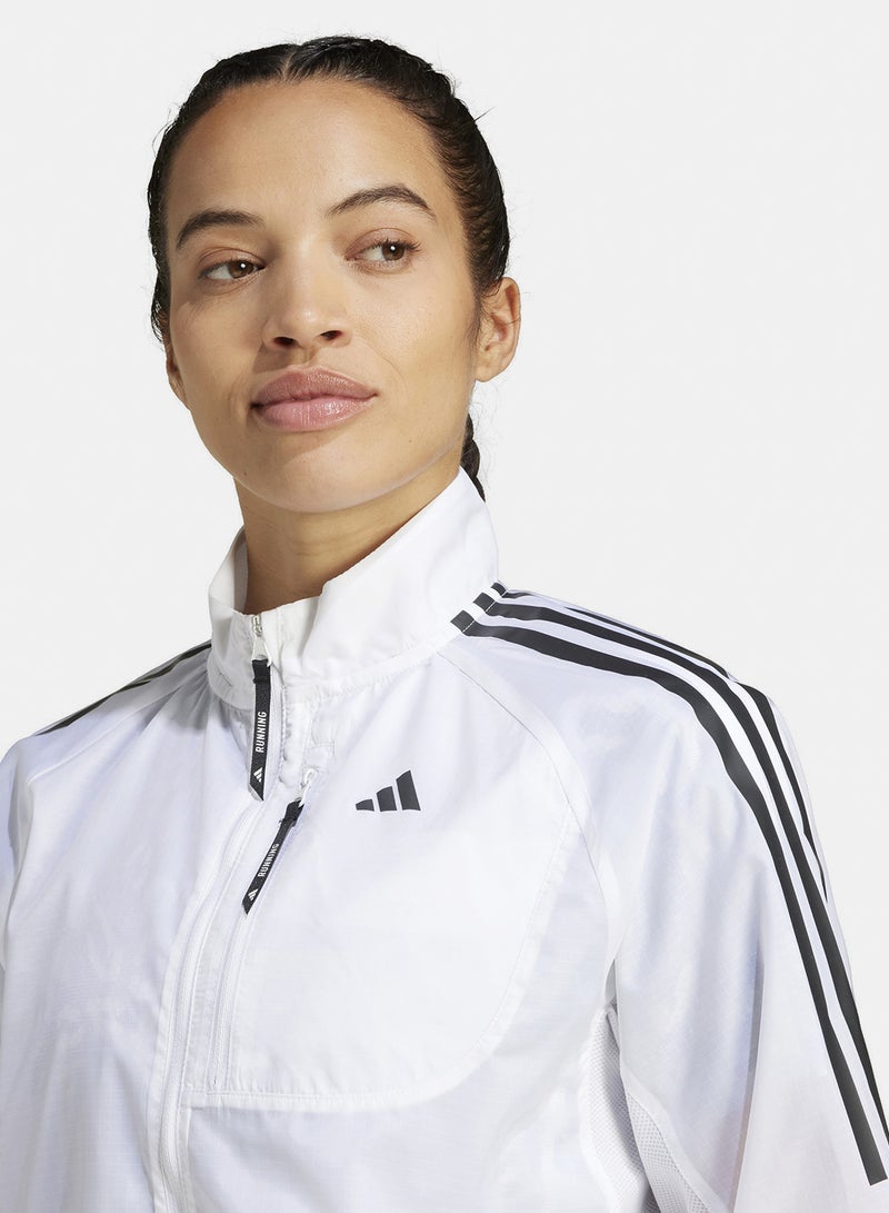 Adidas Own The Run 3 Stripes Packable Jacket - Image 5
