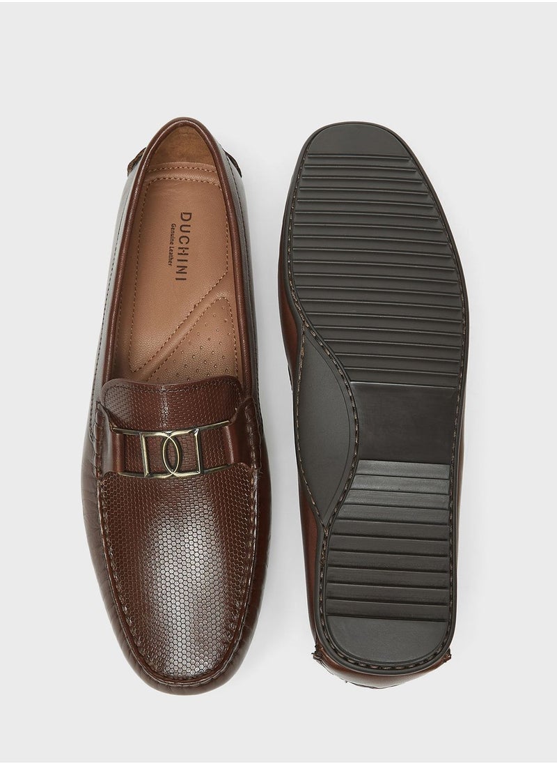 DUCHINI - Casual Slip On Loafers - Image 1