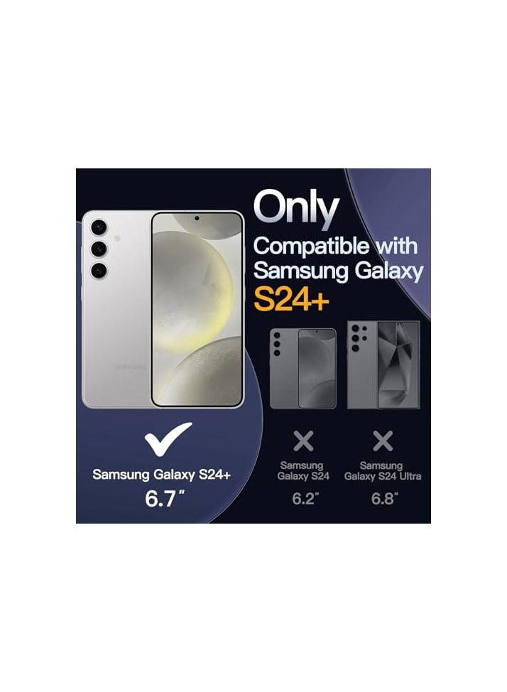 JETech Magnetic Case for Samsung Galaxy S24+ / S24 Plus 5G, Compatible with MagSafe, Shockproof Protective Phone Cover, Non-Yellowing Hard Clear PC Back (Clear) - Image 5