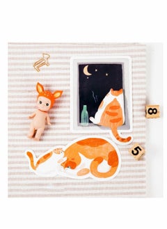 Y&D Cute Cats Postcards, 30PCS Art Cartoon Gift Invitation Postcards Set, Hand-Painted Cat Shape Backyard Graffiti Style Small Fresh Animal Shaped Card  - Image 2