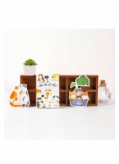 Y&D Cute Cats Postcards, 30PCS Art Cartoon Gift Invitation Postcards Set, Hand-Painted Cat Shape Backyard Graffiti Style Small Fresh Animal Shaped Card  - Image 4