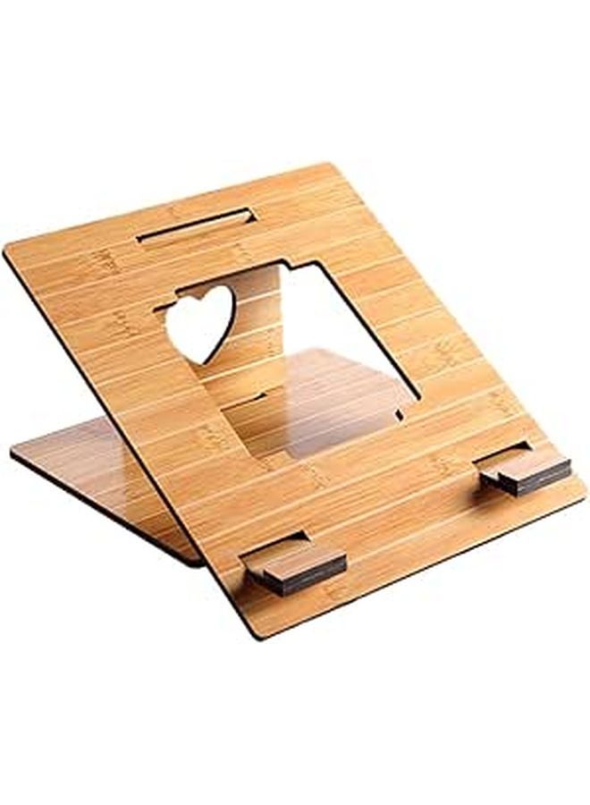 Wooden Laptop Stand Lightweight Portable Laptop Rack for Home Use - Image 1
