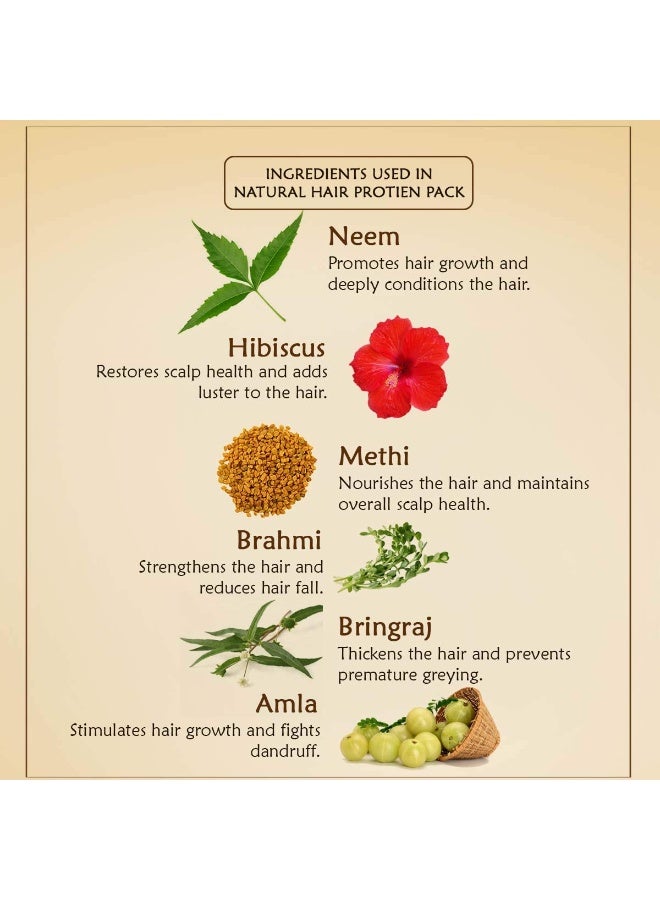 Ancient Living Natural Hair Protein Pack Healthy Strong Hair - Pouch 200 grams - Image 2