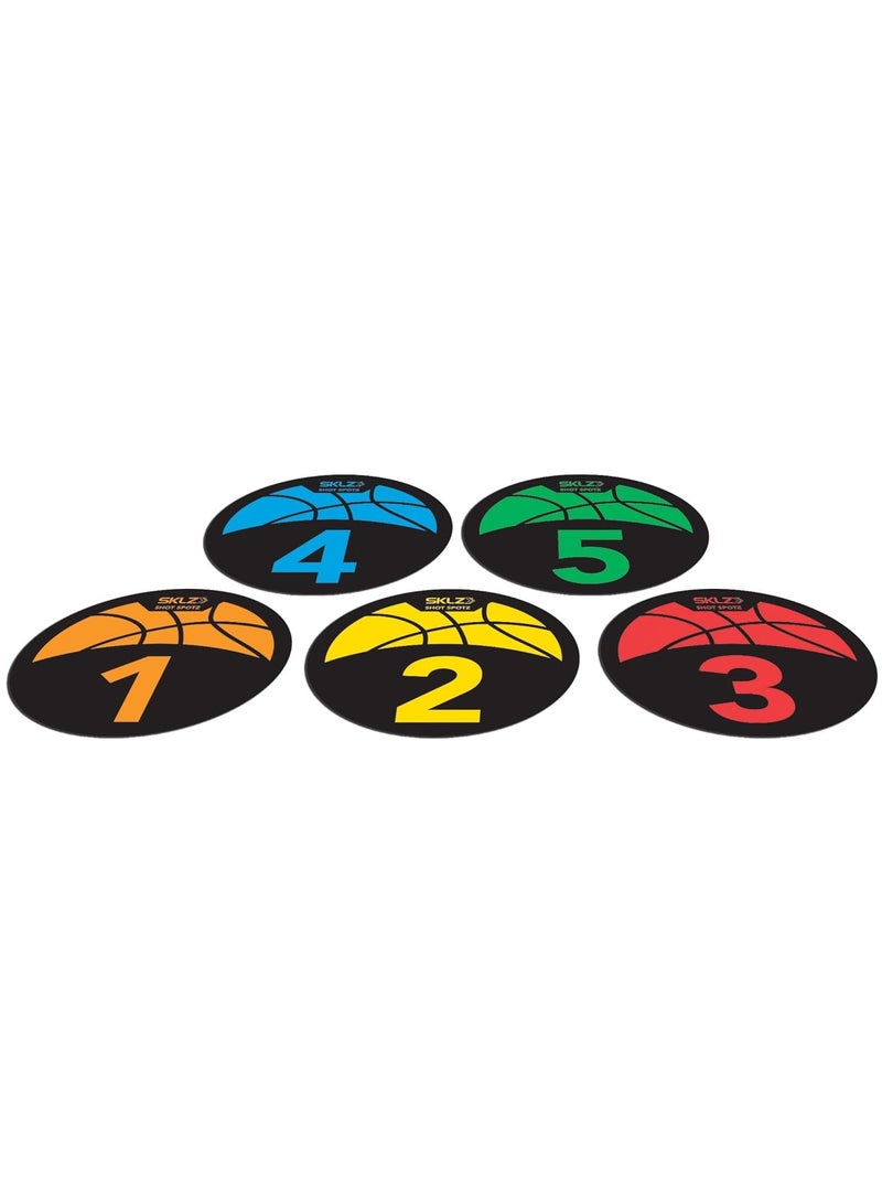 أس كيه أل زي علامات تدريب كرة السلة Shot Spotz - Image 1
