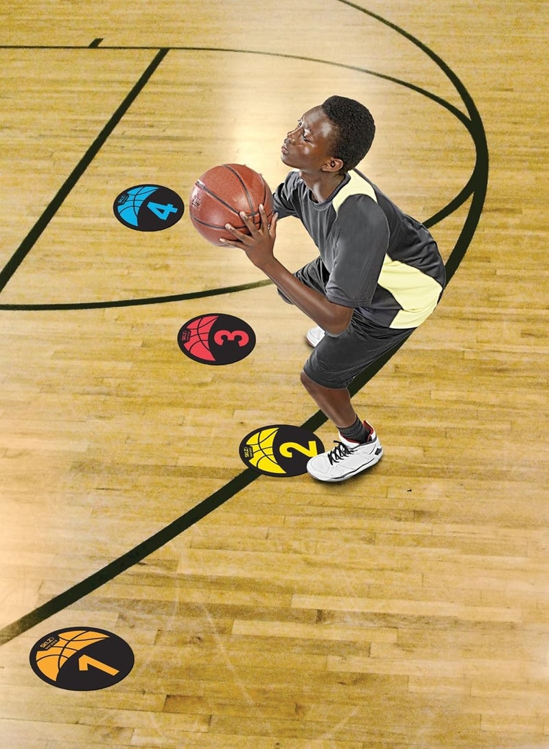 أس كيه أل زي علامات تدريب كرة السلة Shot Spotz - Image 3