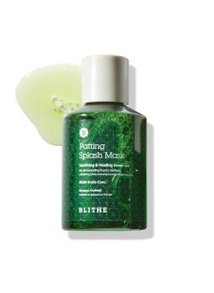 Blithe BLITHE Patting Splash Mask Face Exfoliator with Soothing & Healing Green Tea - Lactic Acid Exfoliating Face Wash for Acne Prone Skin, Vegan K Beauty Oil Controlling & Pore Clarifying 5.07 Fl Oz 