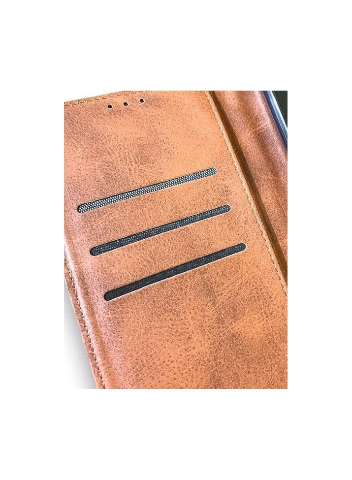 جراب جلدي كامل قابل للطي لهاتف Honor X7b، مزود بمسند، وحزام، وإغلاق مغناطيسي، وغطاء داخلي من السيليكون ، وطبقة حماية عالية، متوافق مع هاتف Honor X7b (6.8 بوصة) (هافان). - Image 2