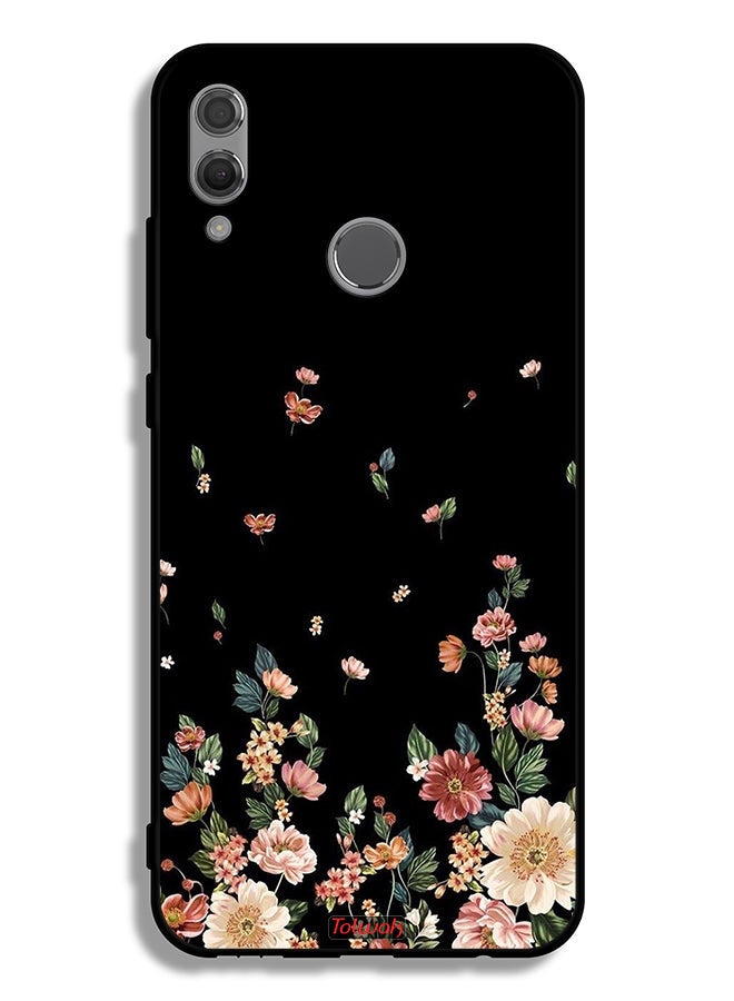 Tolwak Honor 10 Lite Protective Case Cover Small Flowers In Bottom - Image 2