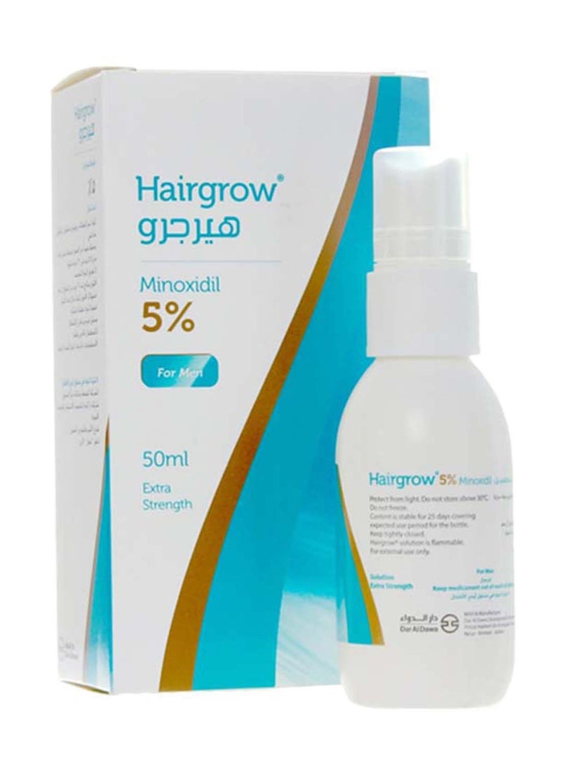 Dar Al Dawa - Hairgrow 5% Minoxidil Solution 50 ML Effective Hair Regrowth Treatment (Pack of 3) - Image 1