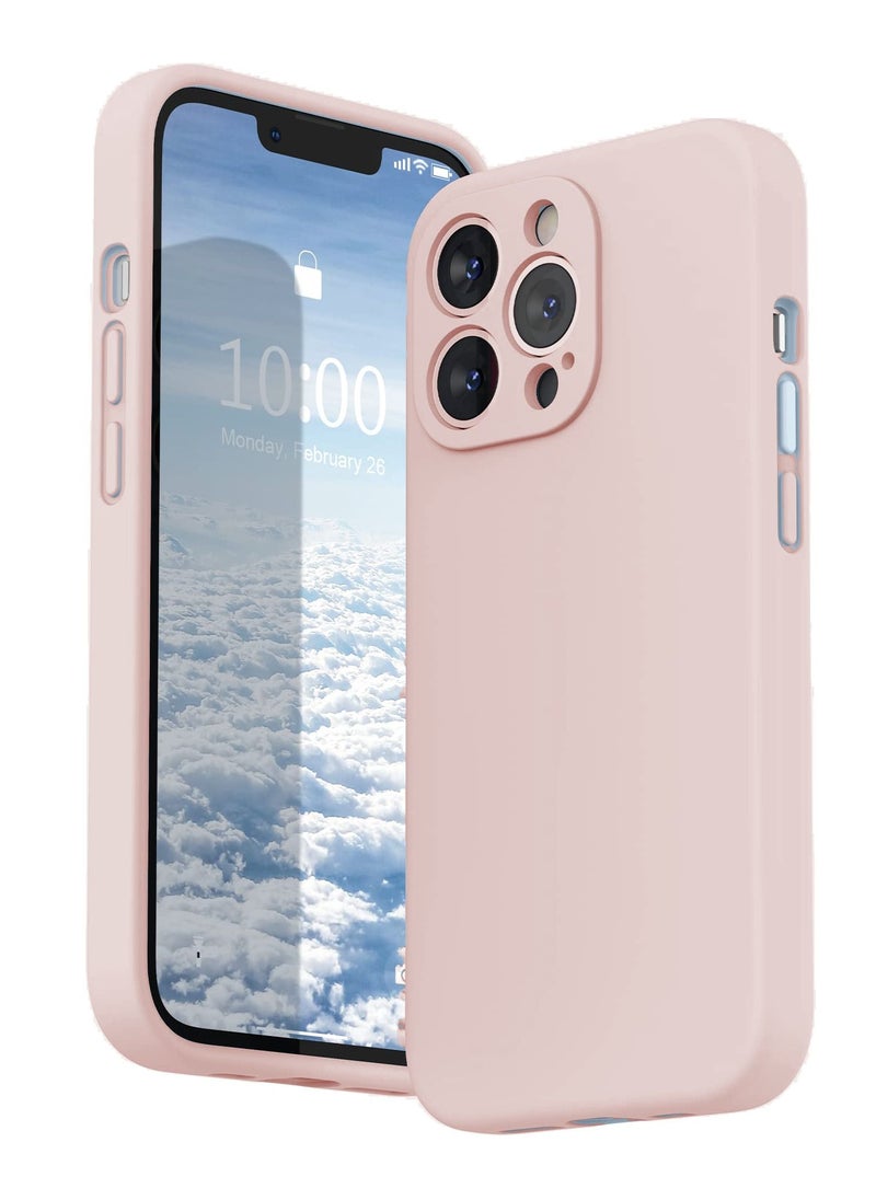 BORTONY Soft Liquid Silicone With Microfiber Lining Protective Back Case Cover For Apple iPhone 12 Pro Max  - Image 1