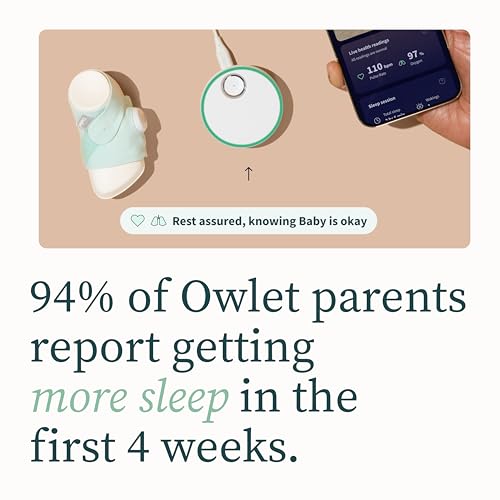 Owlet Dream Sight (Gen 2) Smart Video Baby Monitor | 2K HD Camera w/Night Vision | Detects Crying, Motion & Temperature | Customizable Alerts | Two-Way Talk | Secure Wi-fi | Blue - Image 5