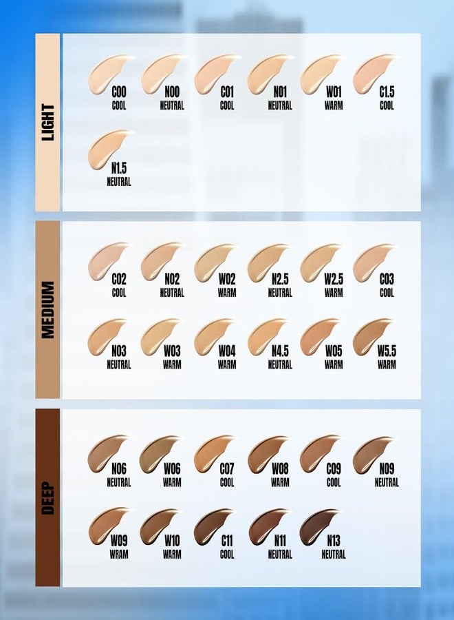 TFIT Radiance Fit Serum Foundation Shade W01 Vanilla 30g, 83.6% Serum Base - Image 4