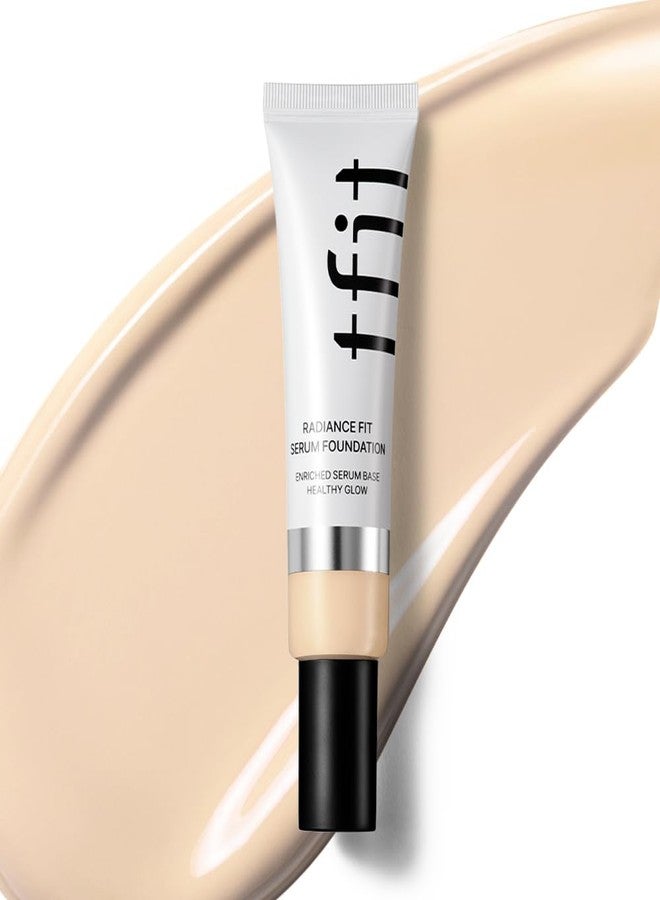 TFIT Radiance Fit Serum Foundation Shade W01 Vanilla 30g, 83.6% Serum Base - Image 1