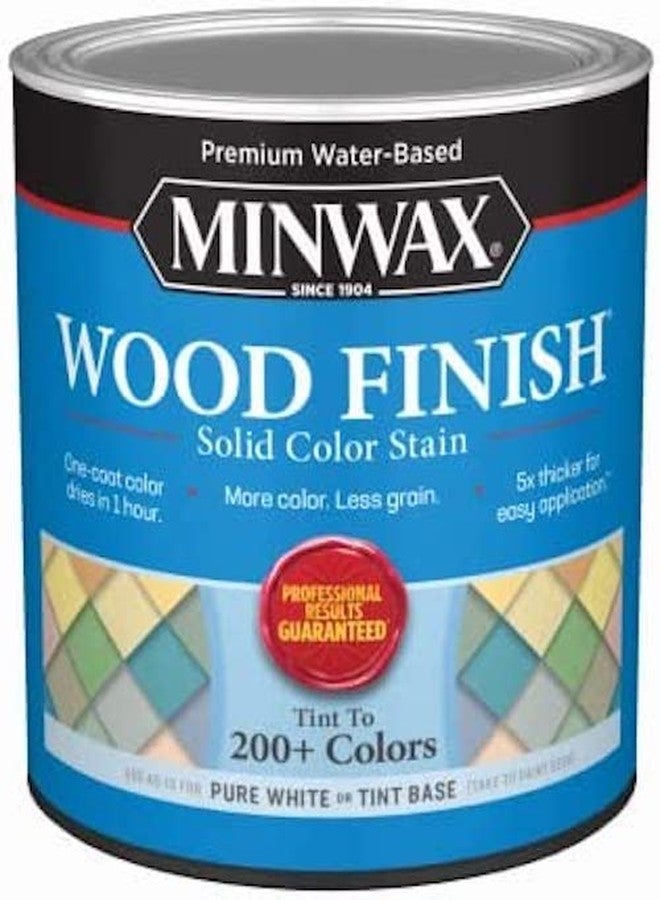 منواكس صبغة مينواكس® وود فينيش® بلون موحد، أساس مائي، قاعدة بلون أبيض، سعة لتر واحد - Image 1