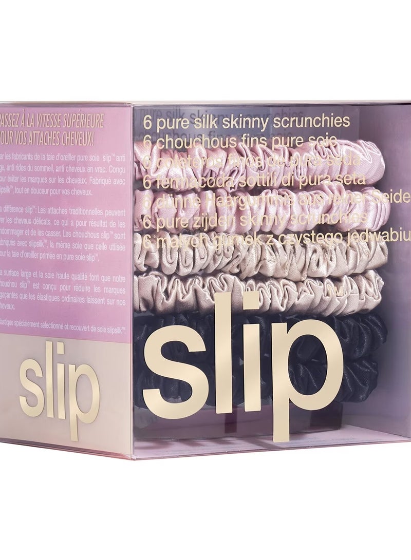 SLIP Slip Thin Silk Hair Ties Includes 6 thin silk hair ties - Image 2