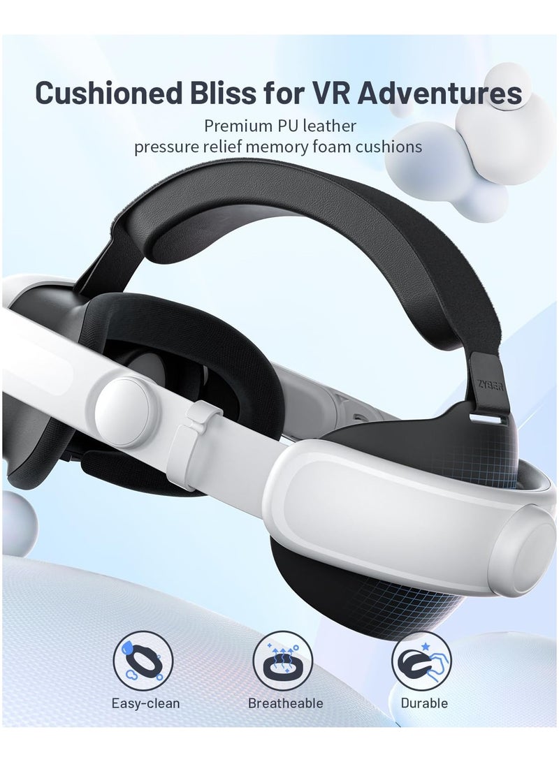 Quest 3 Headband Quest 3S Accessories, Comfort VR Headset Quest 3S 3  Headband, adjustable, lightweight as an alternative - Image 5