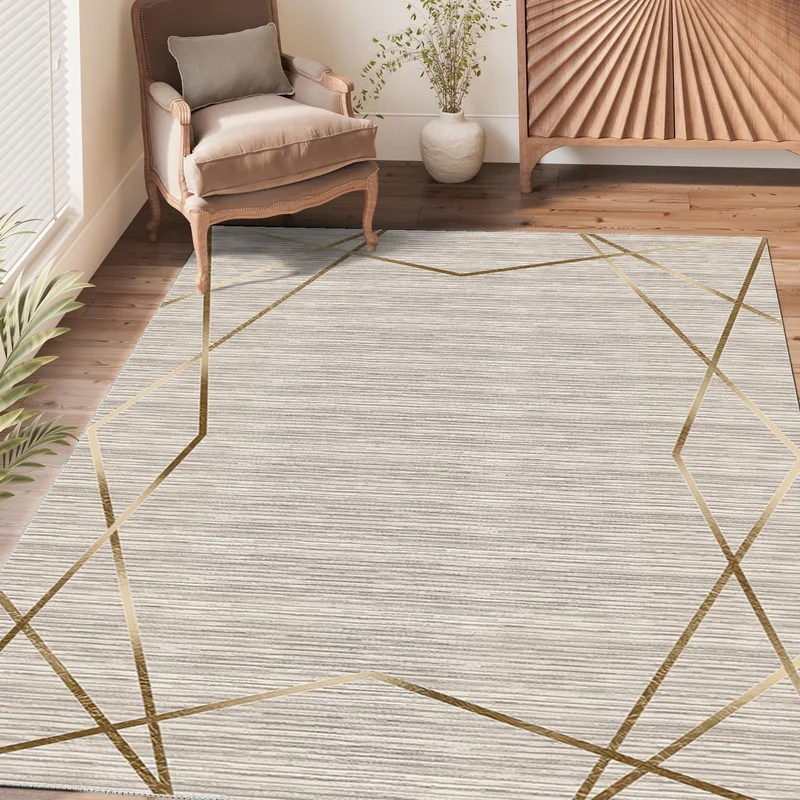 فايند Washable Carpet Kitchen Non-Slip Dod Base Stain-Proof Home Carpet