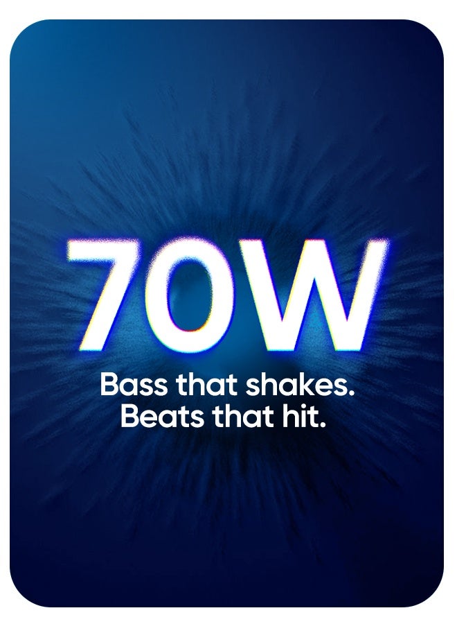 فاستر نظام مكبر صوت E50 3.1 قناة - مضخم صوت 70 واط هاي فاي ستيريو منزلي، مكبرات صوت متعددة الوسائط بلوتوث 5.4 مسرح منزلي مع جهاز تحكم عن بعد، USB، AUX، بطاقة SD، راديو FM - نظام ستيريو منزلي صغير الحجم - Image 5