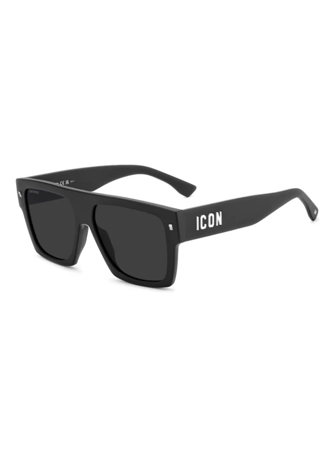 Dsquared2 DSQUARED2 ICON 0030/S Sunglasses Black Rectangular
