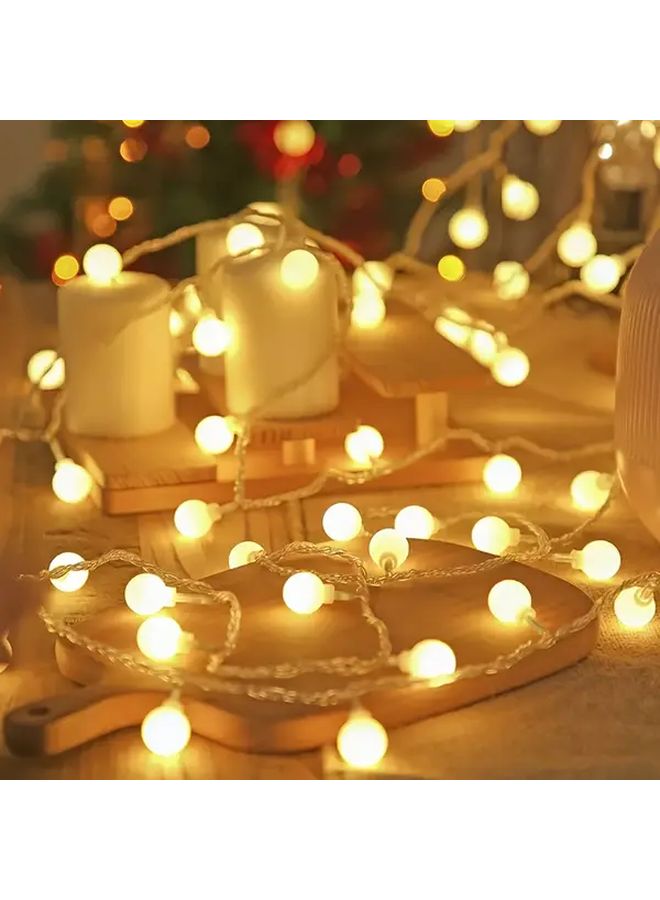 USB Powered Christmas Tree Fairy String Lights 8 Modes Warm Cool LED Bulbs 236.22 Inch - Image 3