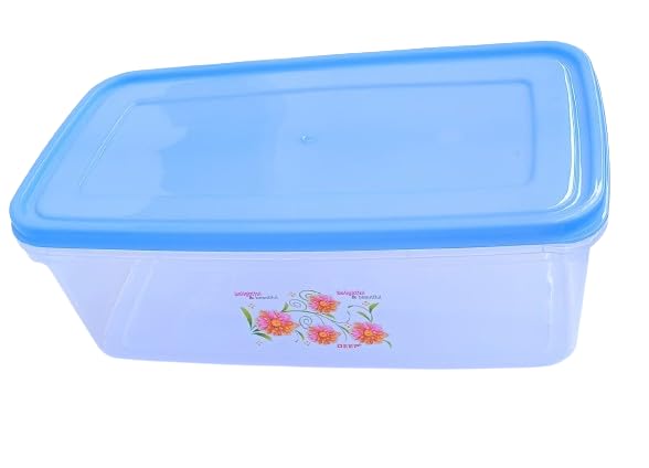 Hookcart 3 PC Big Bread Box For Fridge Food Storage Box Airtight Box for Storage 4000 ML Transparent - Image 5