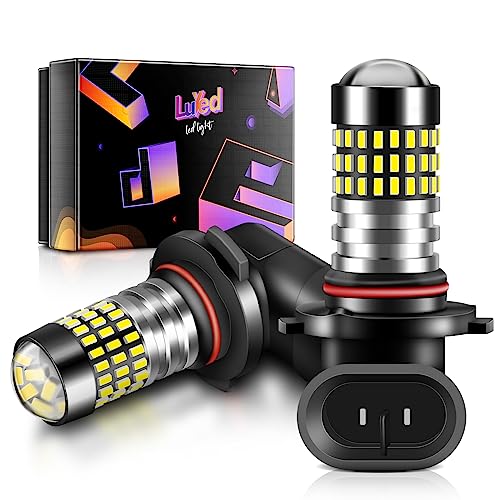 LUYED H10 9145 9140 LED Bulb Fog Light 1800 Lumens Super Bright Xenon White 3014 78-EX Chipsets 9040 9045 Led Bulbs Used for Fog Light or DRL, Pack of 2 - Image 1