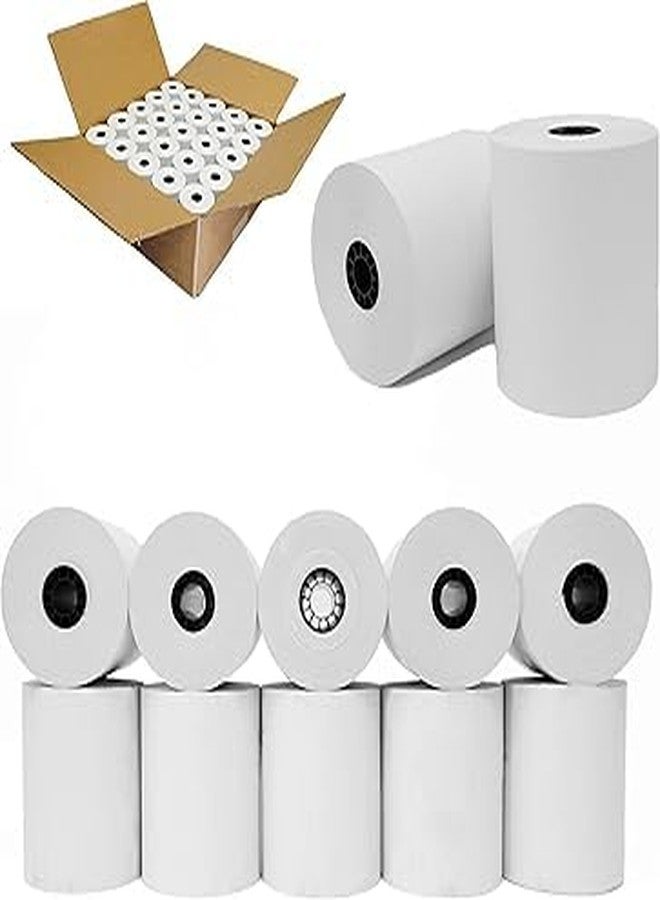 PATEL HOME, Thermal Paper Roll, 57mm[ 2 INCH ], 50 Meter, 75GSM Pack of 10 Rolls. - Image 2