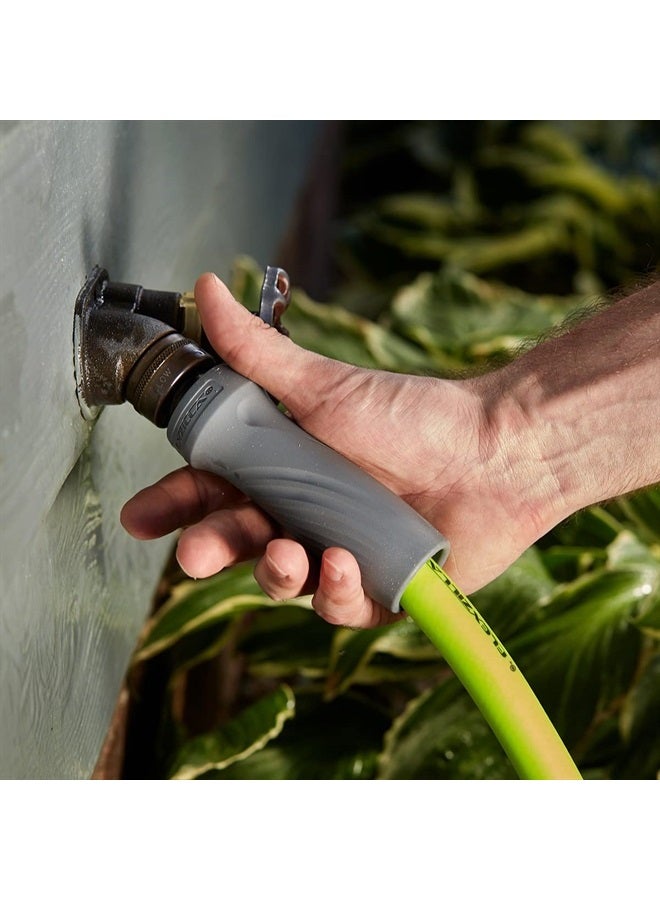 Flexzilla Garden Lead-in Hose with SwivelGrip, 5/8 in. x 3 ft., Heavy Duty, Lightweight, Drinking Water Safe, ZillaGreen - HFZG503YWS-E